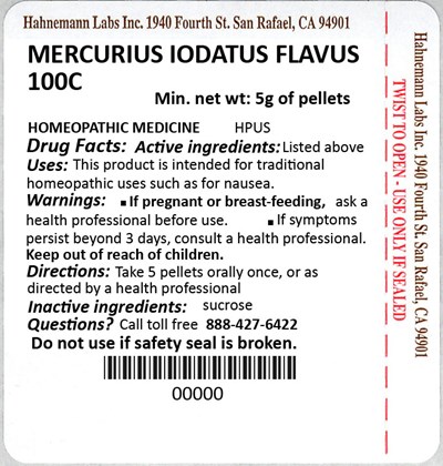 Mercurius Iodatus Flavus 100c 5g (Mercurius Iodatus Flavus 100c 5g)
